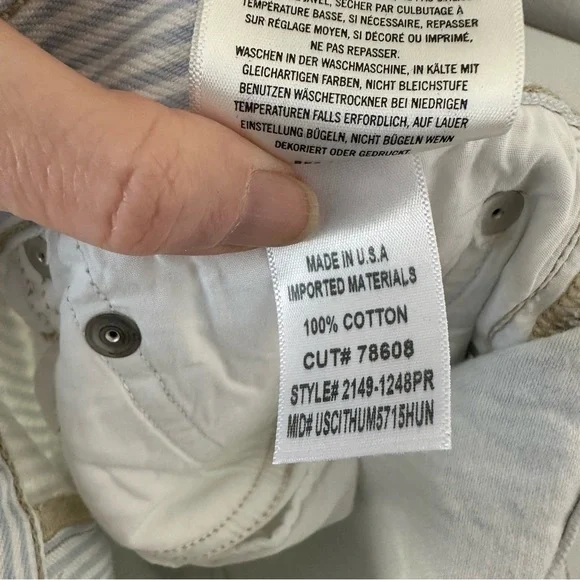 Citizens of Humanity Miro Stripe Barrel Jeans SZ 29 - Picture 7 of 8